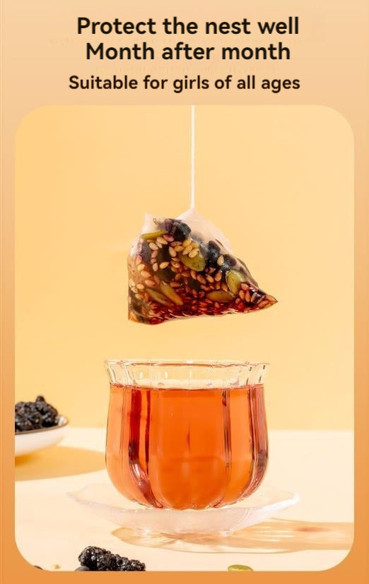 Hormone Balance Tea | Support PCOS for Women | Ovarian Health with Fig & Flaxseed | 10 Tea Bags