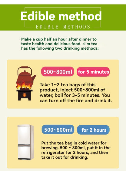 Slim Days 14-Day Detox Tea - Natural Weight Loss Support, Burn Fat & Boost Metabolism